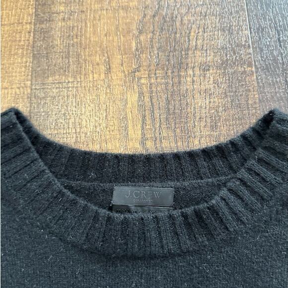 J. Crew Collection Black 100% Italian Cashmere Size Small - Picture 3 of 9